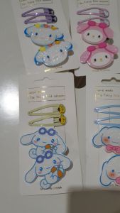 JEPITAN RAMBUT TIP TOP + BUAYA PASANG SERI SANRIO /JEPIT PONI ANAK&DEWASA/AKSESORIS RAMBUT SANRIO AKRILIK