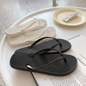 Simple Flat Bottomed Thong Slippers for Men And Women Summer New Style Beach Sandals Anti-Slip Fashionable Outdoor Slippers