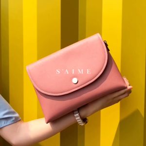 [PRE-ORDER] SAIME | Authentic Leather Lightweight Square Bag With Compartments (ETA:2023-11-25)