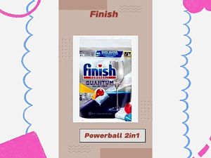 Finish Powerball 21tablet Quantum All In Max Lemon: Solusi Cuci Piring dengan Silver Protection & Shine Booster