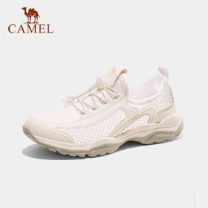 Cameljeans Womens Shoes Summer Mesh Breathable Hollow Non-slip Mother Sports Shoes