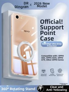 imobile | Translucent Support Stand Case For OPPO Phones Ultra-thin Shatterproof