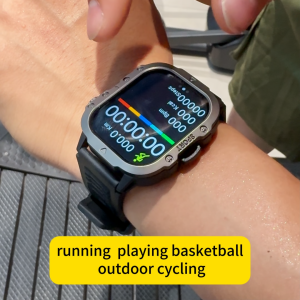 สมาร์ทวอท์ชบลูทูธ SKMEI X BOZLUN ดีไซน์สี่เหลี่ยม IP65กันน้ำได้มีหลายภาษารองรับการใช้งานหลากหลายฟังก์ชั่นการติดตามการนอนหลับการแจ้งเตือนเครื่อวัดอัตราหัวใจ H12สไตล์กีฬากลางแจ้ง