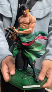 [HÀNG CAO CẤP] Đồ chơi Mô hình Zoro Jinshan 27cm figure one piece roronoa zoro jinshan studio có đế f1 sơn 2D zổ pvc 24h
