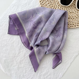 French Pastoral Style Simple Personality Scarf Spring Travel All-Match Small Scarf Multi-Functional Hair Band Tied Bag