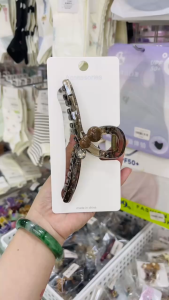 Kẹp tóc 13cm pha lê ngọc tone trầm thanh lịch &amp tinh tế