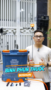 Bình Xịt Phun Nước/Phun Thuốc BOSHUN BS-20S2-12A – Pin Sạc Lithium Phun Mạnh Xịt Nước Làm Vườn