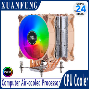 XUANFENG Cpu Fan Cooler 4/6 Heat Pipe x79 x99 Processor 120mm 4pin/PWM Air-cooled Compatible LGA2011 2066 E5 115x 1200 1700 18xx