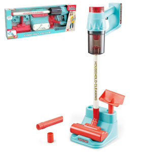 Multi-Function Cordless Vacuum Cleaner Toy  with Lights and Music for Kids