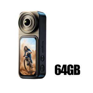 Famue | Camera Hành Động Mini Famue Quest 1 Độ Phân Giải 2.7K HD Ống Kính Xoay 180 Độ ° Hút Từ Tính Mạnh Mẽ Dành Cho Quay Vlog Khi Đạp Xe Không Bao Gồm Tính Năng Chống Nước