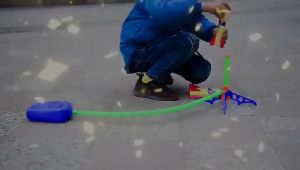 Children Air Stomp Rocket Launcher Toy Flying Foam Rockets Foot Pump Jump Pressed Outdoor Interactive Game for Kids Boys