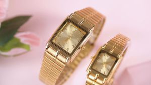 LIEBIG Jam Tangan Couple Kuarsa: Jam Tangan Pasangan Stainless Steel, Jam Tangan Wanita 30M Tahan Air