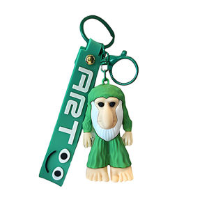 Bandai | Tung Tung Sahur Brainrot Animals Keychains for Accessories Funny Sigma Skibidi Rizz Cat Silly Meme Keyrings Fans Friends Gifts