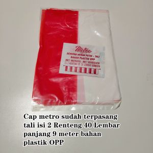 BENDERA Plastik Merah Putih Bendera Indonesia Merk Semar 100 Lembar