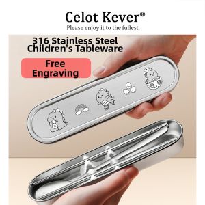 Student Childrens Stainless Steel Cutlery Set