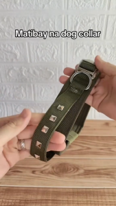 Newfe Tactical Pet Dog Collar Adjustable With Control Handle And Heavy Metal Buckle For Medium Large Dogs