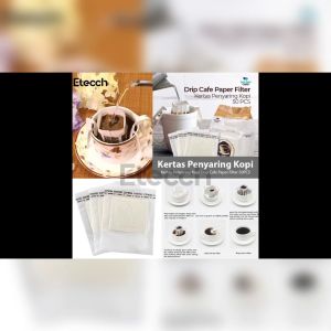 Kertas Penyaring Kopi Drip Cafe Paper Filter 50PCS