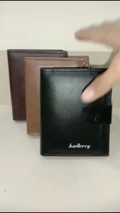 BAELLERRY D3219 DOMPET UANG LIPAT TEBAL BAHAN SINTETIS LEMBUT ADA ZIPPER TEMPAT KOIN