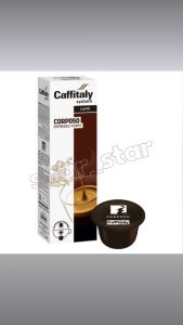 Caffitaly Ecafe Corposo Capsule Coffee – 10 Capsules – Rich Italian Espresso with 5-Layer Filter System – Compatible with Caffitaly Machines