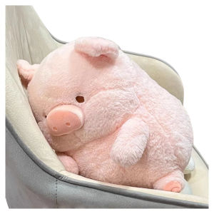Lulu Pig Plush Toy Cute Bed Pillow Healing Overeating Pig Doll Girlfriend Birthday Gift Soft Stuffed Animal Toy for All Ages