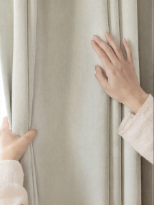 JINCHAN | Lightproof Thickened Creamy Style Curtain