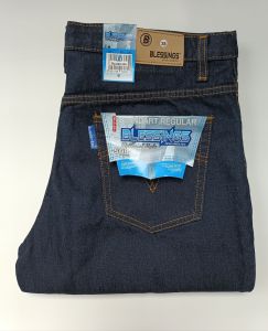 Celana Jeans Reguler Abu Tua Basic Denim