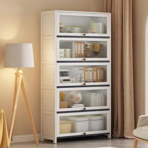 Tủ Sách Kính Cho Trẻ Em Phòng Khách Tủ Trưng Bày Kết Hợp Lưu Trữ Tủ Sách Tường Tự Do Kết Hợp Túi Kéo Giường