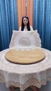 Khăn trải bàn 3D bền đẹp ít nhàu không sờn không phai màu không thấm nước dễ lau chùi