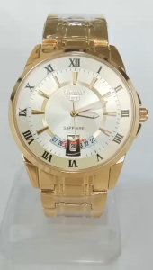 Đồng hồ SEIKO Nam Chính hãng. Side lớn 40mm .Vỏ mạ vàng sang trọng. Máy quạt nhật . Hàng mới 100%