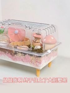 Nhà sứ và chén sứ xinh xắn dành cho hamster robo cample winter white bear tạng to...- T3 PETS SHOP