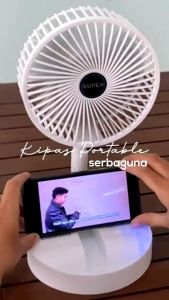 Kipas Angin Lipat Portable Kipas Meja Mini USB Kipas Angin Kecil Serbaguna Multifungsi Traveling