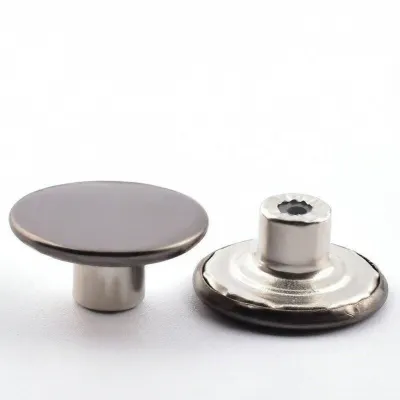 Shaking Rivet Jeans Button Alloy