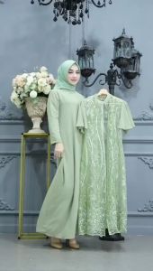 Gamis Auter Nigita: Desain Long Candu Lepas & Pilihan Bahan