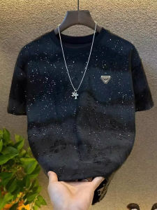 Áo Thun Nam Tay Ngắn Thời Trang Mùa Hè Cổ Tròn Thường Ngày Đa Năng Chống Mài Mòn Chống Bong Bóng