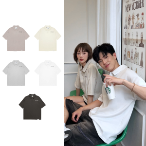 Áo thun polo nam nữ phông có cổ trẻ trung boxy Local Brand Chính Hãng City Cycle Áo Polo Oversize Lazy