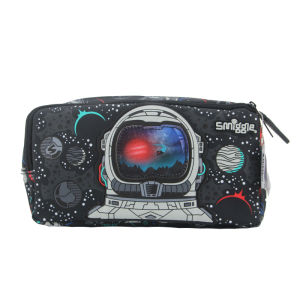 Australia smiggle original childrens pencil case boys Black astronaut stationery box school pencil bag 9 inch cool clutch bags