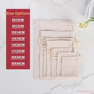 Gifts and Storage Cotton Drawstring Bag
