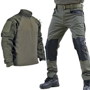 Tactical Suit Men Airsoft Hunting Clothes Paintball Military Uniform Mens Sets Assault Shirts Special Forces Outdoor Cargo Pants