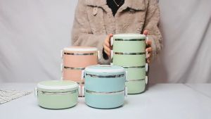 🌝House Charm🌈ปิ่นโต ปิ่นโตสแตนเลส กล่องอาหาร กล่องใส่อาหาร ปิ่นโตใส่อาหาร กล่องข้าว ที่ใส่อาหาร ปิ่นโตสแตนเลส  ชุดกล่องข้าว พร้อมส่ง❣