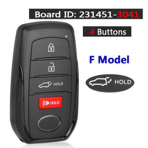 KEYECU 231451-3041 HYQ14FBX 314.3MHz Smart Remote Key Fob for Toyota Sequoia Crown Highlander Sienna Prius BZ4X RAV4 Prime Venza