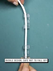 CABLE CLIP | Klem Kabel (Holder) / Jepit Kabel Model Tempel (Isi 20pcs / Pack)