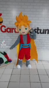 Kostum Maskot Badut Dragon Ball Goku & Jubah Lucu Costume Karnaval