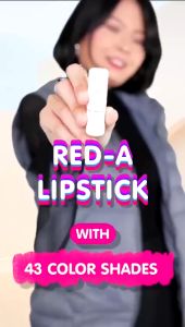 Red-A Lipstick with VIT E Shea Butter Avocado Oil & Squalane no: 621 - 650 (3gr)