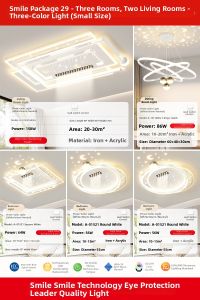 Smile | Smart Full Spectrum Eye-Protective Ceiling Light
