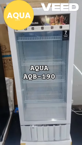 Showcase AQUA Lemari Pendingin 190 Liter AQB-190 Display Cooler 3 Rak Garansi Resmi BY TMJ