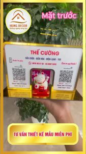 bảng quét mã mã qr code để bàn chất liệu mica in theo yêu cầu bảng quét mã tài khoản ngân hàng chất lượng bên đẹp cao cấp