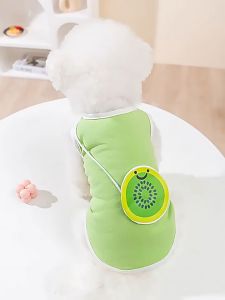 áo ba lỗ trái kiwi và trái cam chu mỏ dành cho chó mèo - T3 PETS SHOP