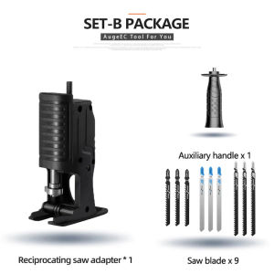 Reciprocating Saw Adapter Upgraded Metal Bearing Electric Drill To Electric Saw  For Wood And Metal Cutting With Saw Blade.