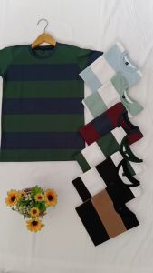 Baju Anak Salur | Kaos Anak Laki-Laki Strip Salur | T-shirt Anak Little Sun