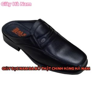 Dép Bít Mũi Nam SAMTA Da Bò Thật Cao Cấp GSB2078